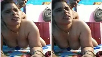 Horny Couple Fucking Doggy Style In Their Private Bedroom