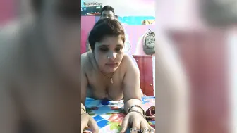 Horny Couple Fucking Doggy Style In Their Private Bedroom