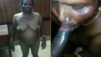 Tamil Aunty Going Down On Him In Private Room This Afternoon
