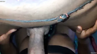 Sexy Bhabhi On Her Knees Sucking Hubby Cock Until He Finishes