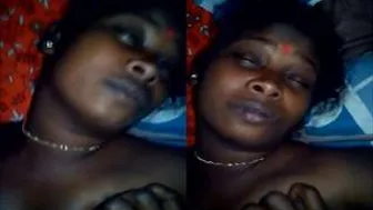 Village Housewife Letting Neighbor Squeeze Her Heavy Breasts