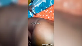 Village Housewife Letting Neighbor Squeeze Her Heavy Breasts