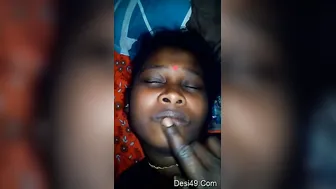 Village Housewife Letting Neighbor Squeeze Her Heavy Breasts