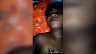 Village Housewife Letting Neighbor Squeeze Her Heavy Breasts
