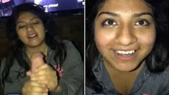 Hot Nri Girlfriend Sucking Bf And Getting Cum On Her Face