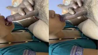 Bhabhi Sucking Hubby Cock On The Bed Swallowing Every Drop