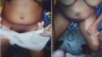 Village Wife Giving Her Man A Slow Handjob Milking Him Dry