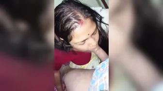 Wife Giving Me Head In The Bathroom Before Her Family Arrives