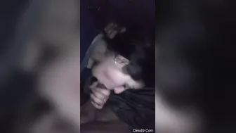 Nri Girl Giving Him Road Head In The Car On The Way Back Home