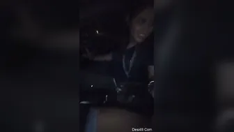 Nri Girl Giving Him Road Head In The Car On The Way Back Home