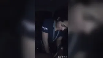 Nri Girl Giving Him Road Head In The Car On The Way Back Home