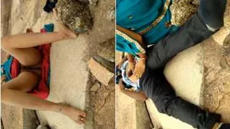 Horny Bhabhi Giving Handjob And Getting Fucked By Hubby Outdoors