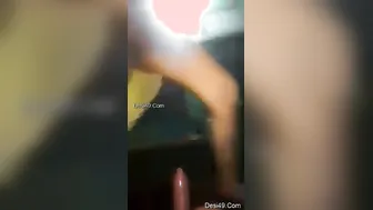 Village Girlfriend Taking Rough Pounding From Lover In Bedroom