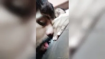 Married Desi Wife Moaning While Hubby Eats Her Pussy So Good