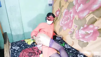 Horny Indian Couple Massaging And Touching Each Other At Home