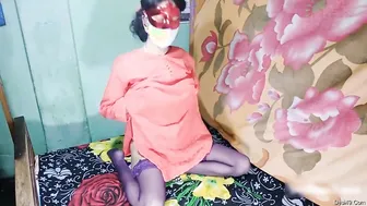 Horny Indian Couple Massaging And Touching Each Other At Home