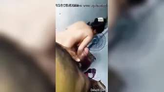 Married Wife On Her Knees Sucking Hubby Dick Before Fucking