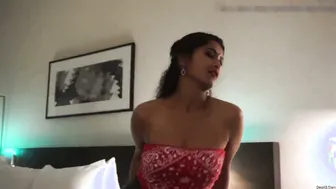 Desi Babe Getting Her Tits Sucked By Her Foreign Boyfriend