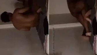 Cute Girlfriend Getting Fucked Deep In Our Bedroom Session