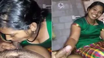 Mallu Bhabhi On Her Knees Sucking His Dick Like A Good Wife