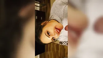 Stunning GF Giving Him Head Like She Means It Tonight