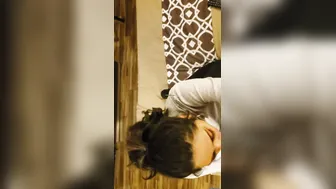 Stunning GF Giving Him Head Like She Means It Tonight