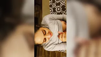 Stunning GF Giving Him Head Like She Means It Tonight