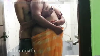 Big Tit Wife Getting Tits Squeezed And Fucked In The Bathroom