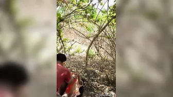 Village Lovers Sneaking Outside For Secret Fucking Session