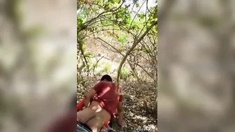 Village Lovers Sneaking Outside For Secret Fucking Session