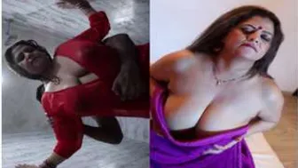 Naughty Bhabhi Next Door Teasing And Fucking In Her Bedroom Alone