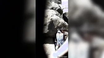 Young Lovers Fucking Secretly Outdoors Risking Getting Caught Now