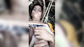 Village Slut Getting Her Boobs Pressed And Pussy Fingered