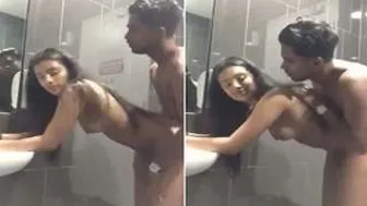 Desi Babe Getting Her Pussy Destroyed In Bathroom Hookup