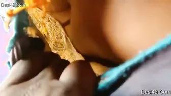 Tamil Maid Jerking Off Her Boss's Son Behind Closed Doors