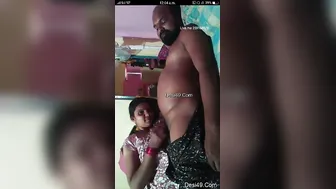 Horny Tamil Couple Jerking Off Together During Live App Broadcast