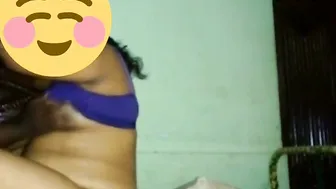 Tamil Wife Getting Her Tits Squeezed While He Undresses Her