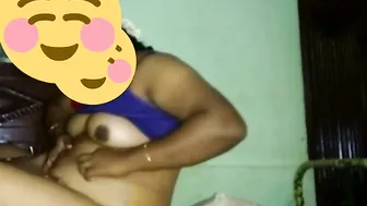 Tamil Wife Getting Her Tits Squeezed While He Undresses Her