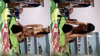 Hot Desi Babe Bouncing On Her Lover Making Him Moan Loudly