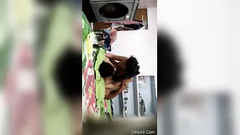 Hot Desi Babe Bouncing On Her Lover Making Him Moan Loudly