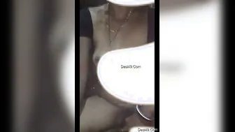 Village Bhabhi Pressing Her Tits And Riding Hubby Again