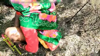 Village Bhabhi Fucking Her Lover Outdoors Behind The Old Shed