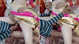 Horny Bhabhi Spreading Legs Wide For Hubby Fucking Her Rough