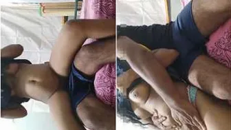 Tamil Wife Riding Her Man Hard After Passionate Kissing At Night