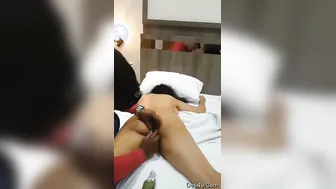 Call Girl Getting Fingered Rough By Her Client In Cheap Hotel