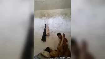 Village Girlfriend Riding Her Boyfriend Rough After Making Out