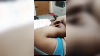 Hubby Filming His Wife's Thick Ass While She Strokes Him Hard