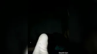 Village Lovers Sneaking Around For Secret Midnight Fucking Session