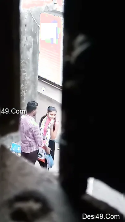 Desi Lovers Caught Kissing Outdoors By Someone's Hidden Camera