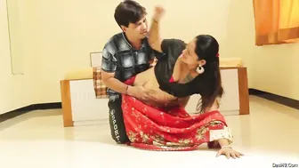 Sexy Bhabhi Moaning Loud While Devar Squeezes Tits Fucking Rough